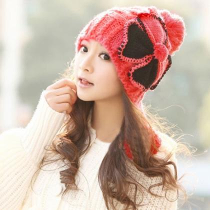 Stylish Women's Knit Winter Warm Cap..