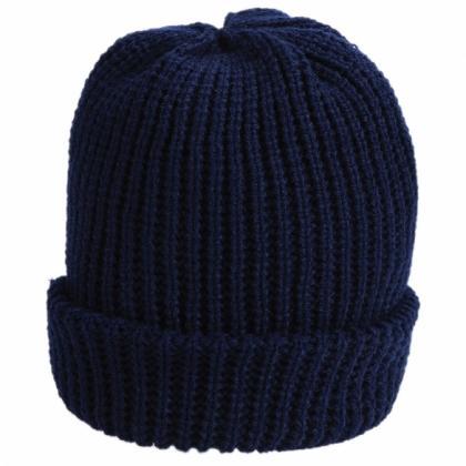 Unisex Plain Knitting Solid Cap Bag..