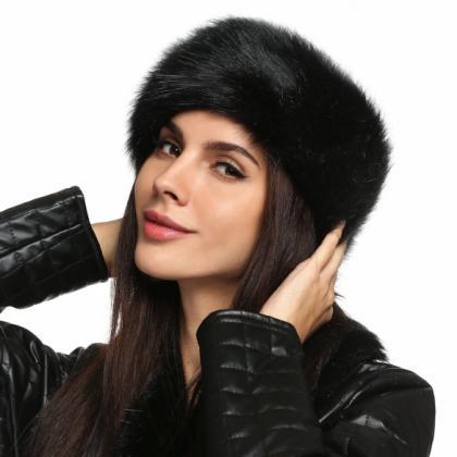 Zeogoo Women Fashion Winter Faux Fur Russian..