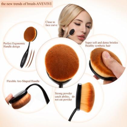 Acevivi Pack Of 10 Professional Foundation Makeup..
