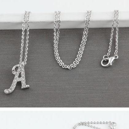 Fashion Wild 26 Letters Collarbone Necklace