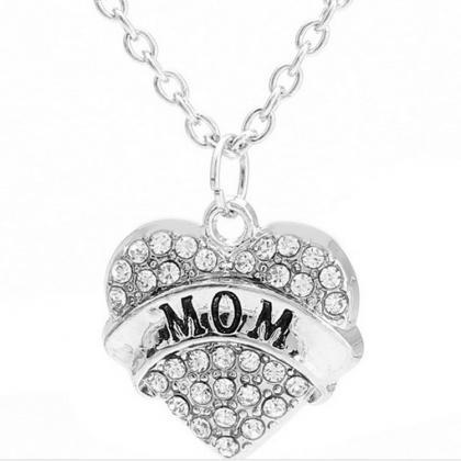 Fashion Female Heart Ms. Crystal Affection Pendant..
