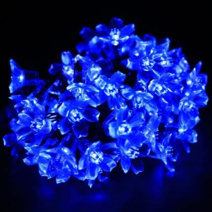 7m 50 Led Solar Flower String Light Multi-color..