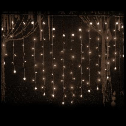 124 Led Heart Shape Curtain String Light..