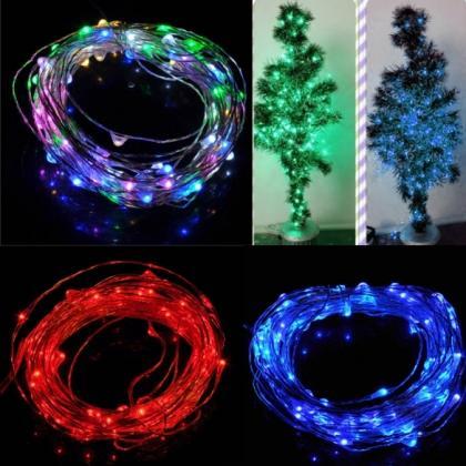 10m 33ft 100 Leds Starry Copper Wire Warm White..