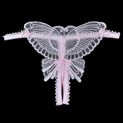 Women's Sexy Butterfly Lace Open Cr..