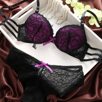 New Sexy Women's Underwear Set Bra ..