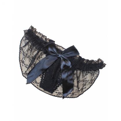 Ladies Sexy Bowknot Lace Thongs G-string V-string..
