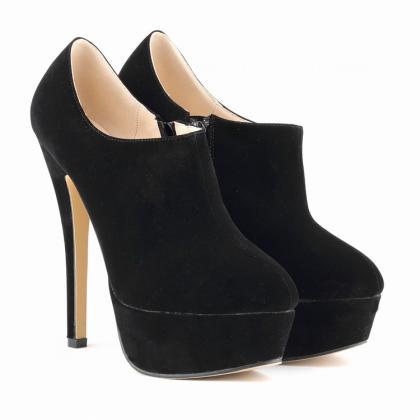 Fashion Fall Winter Ultra High Heel Ankle Boots