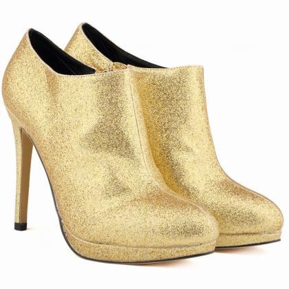 High-grade Nightclub High-heeled Flash Boots