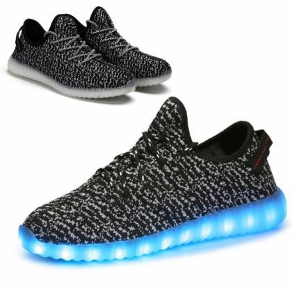 LED Light-Up Canvas Sneakers