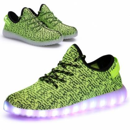 LED Light-Up Canvas Sneakers