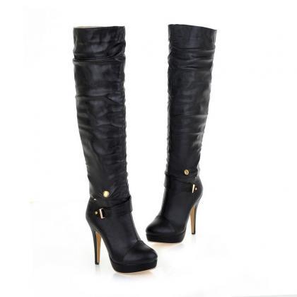 Sexy Removable Canister High Heeled Boots