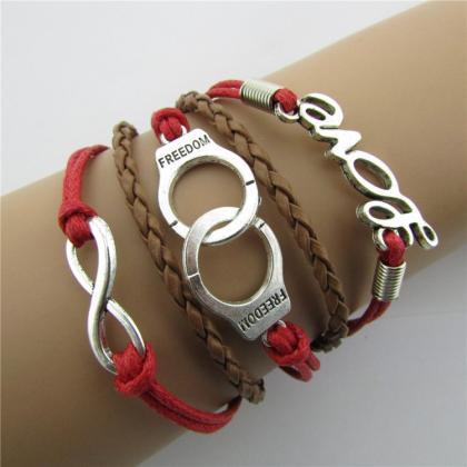 Handcuffs Love 8 Knitting Christmas Leather..