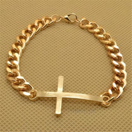 Fashion Cross Chain Bracelet
