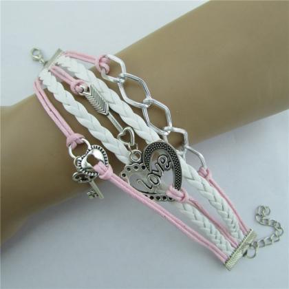 Love Lock Diy Woven Bracelet