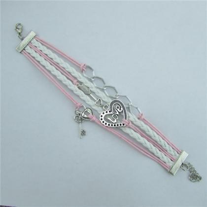 Love Lock Diy Woven Bracelet