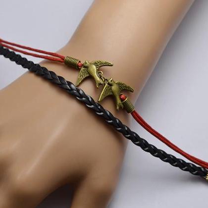 Retro Dove Woven Multilayer Bracelet