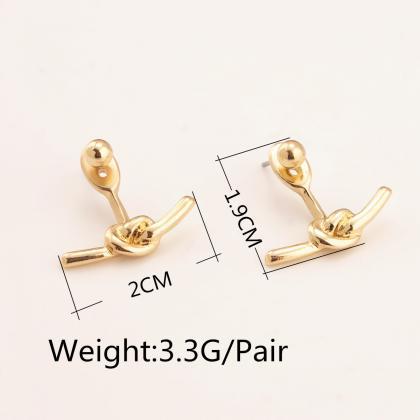 Personality Knot Lady's Earrings
