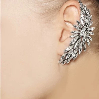 Luxury Crystal Leaves Earrings