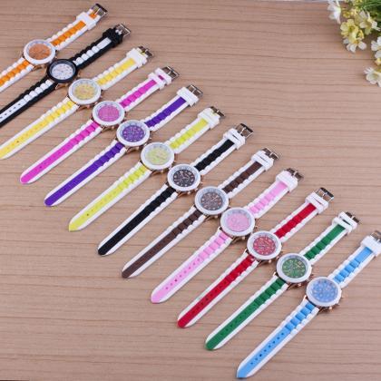 Double Color Silicone Fashion Watch(wa16881118007)