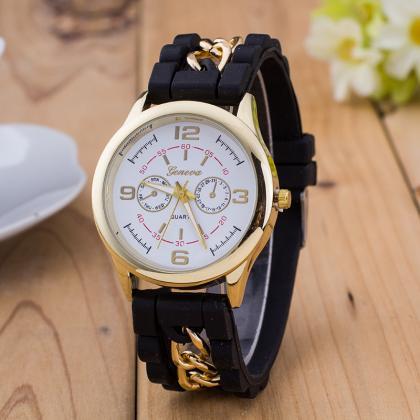 Fashion Colorful Jelly Digital Meter Watch..