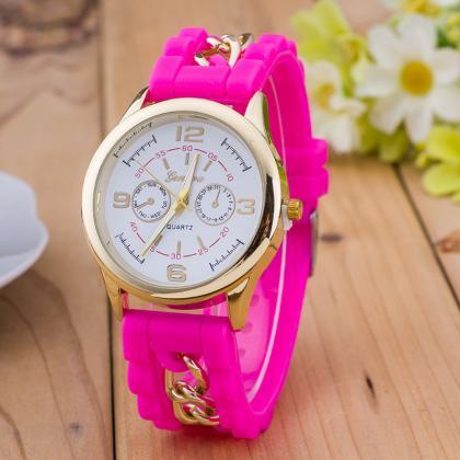 Fashion Colorful Jelly Digital Meter Watch..