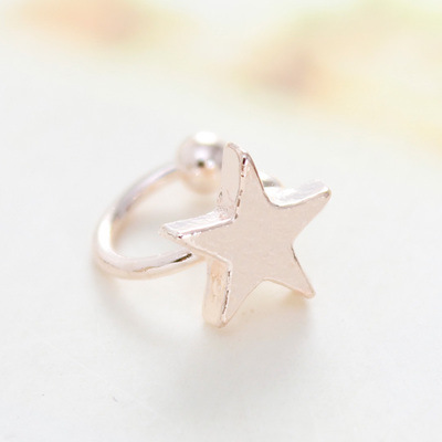 Fashion Cute Star Heart Ear Bones Clip