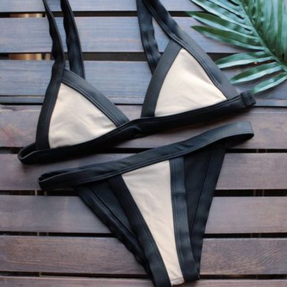 2017 Sexy Triangle Two Pieces Swimwear