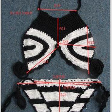 Knitted Hand Hook Beach Two Pieces Swimwear