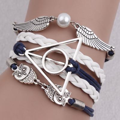 Harry Potter Deathly Hallows Wings Fashion Bracelet