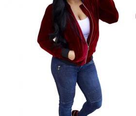 Back Letter Loose Jacket