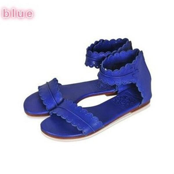 wrap flat sandals