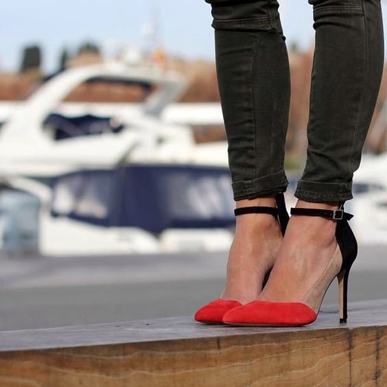 Ankle wrap high heels outlet