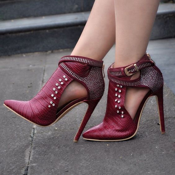 Cut out stiletto heels outlet