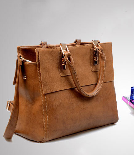 Modern Style Solid Color Women Handbag