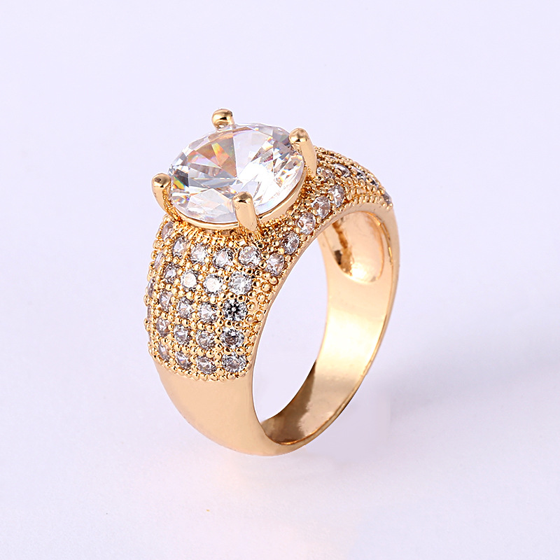 Creative Custom Real Gold Plated Ring