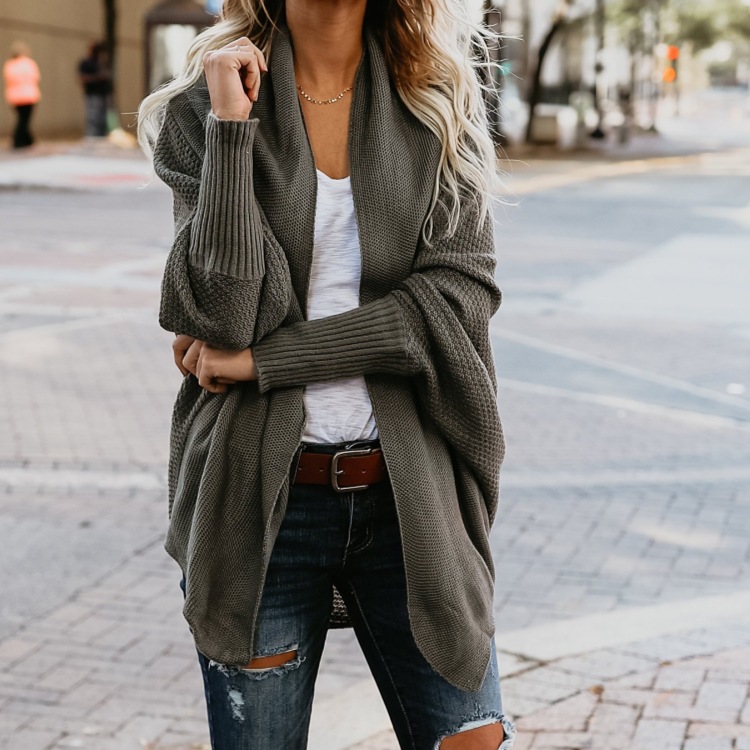 Womens oversized cocoon cardigan clearance