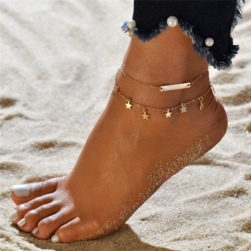 Anklets For Women Foot Accessories Summer Beach Barefoot-2