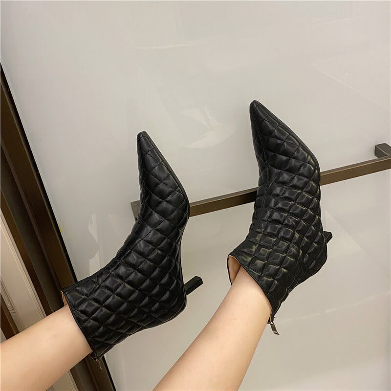 Sexy low heel boots hotsell