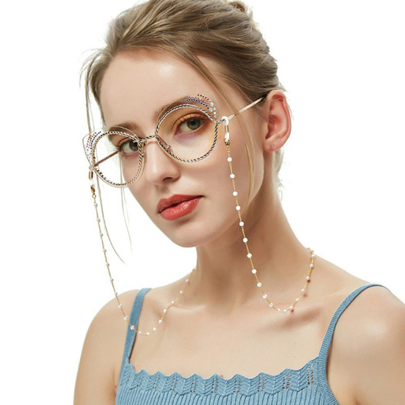 All Kinds Of Fashion Chain Anti Slip Mask Chain Hand Made Pearl Glasses Chain-1