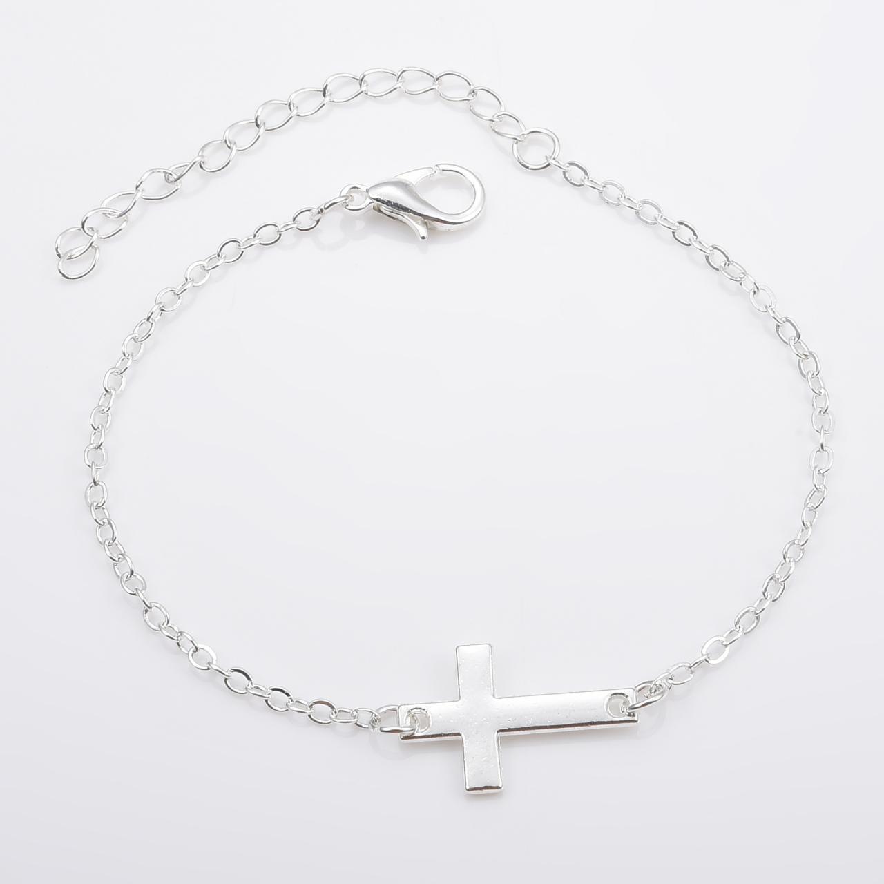 Fashion Simple Small Cross Bracelet Simple Bracelet-2
