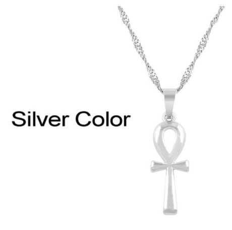 Metal Cross Pendant Necklace Female Clavicle Necklace-2