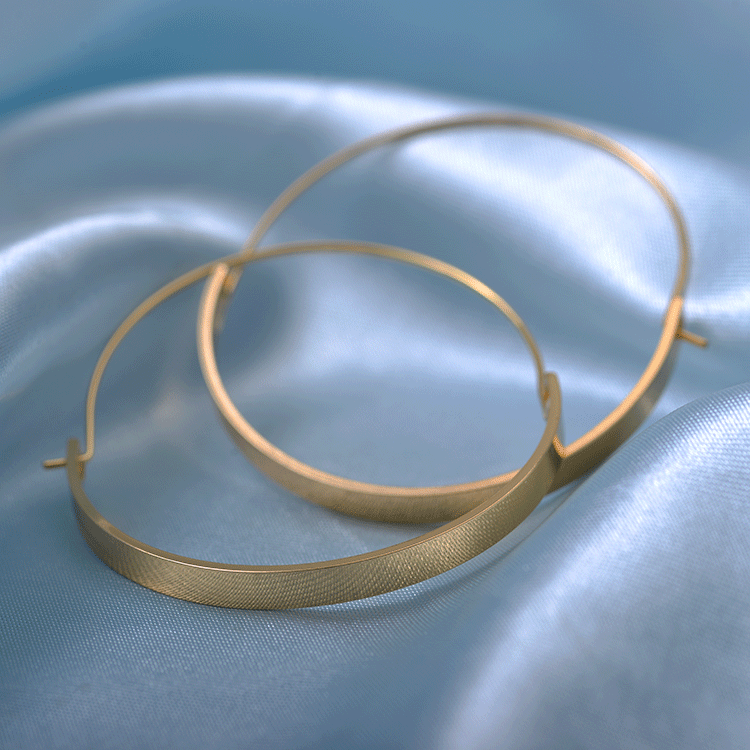 Exaggerated Style Simple Semicircle Ring Earrings Earrings Feminine Temperament Arc Earrings-2