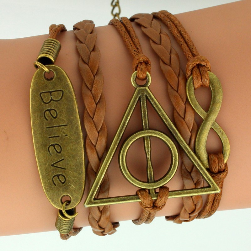 Harry Potter Triangle 8 Believe Multi Element Multi Layer Bracelet