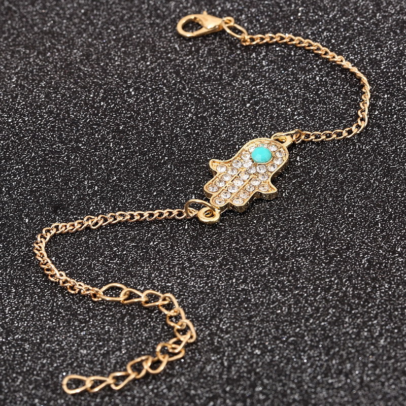 Fatima's Hand Chain Hamsa Bracelet