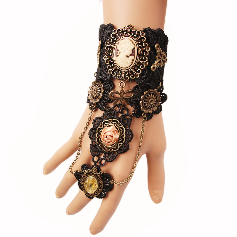 Lace Bracelet Women's Steam Engine Gear Hand Jewelry