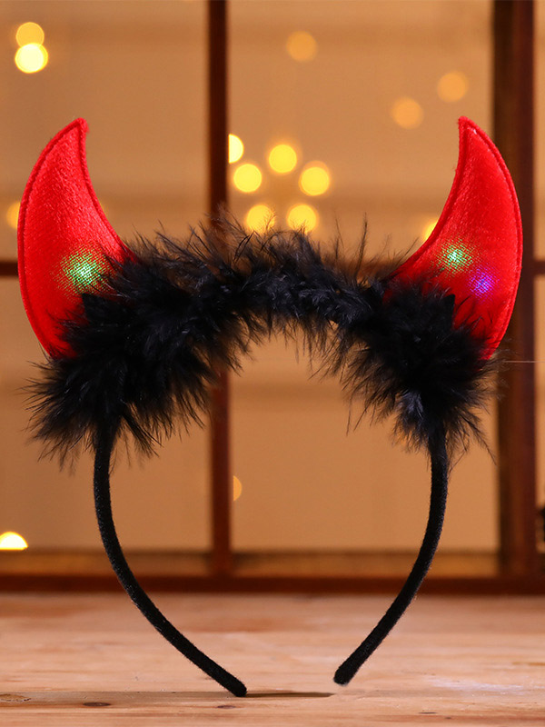 Halloween Devil Shiny Headwear Accessories