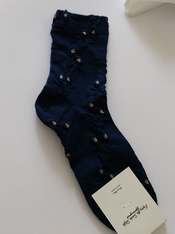 Blue Original Jacquard Socks