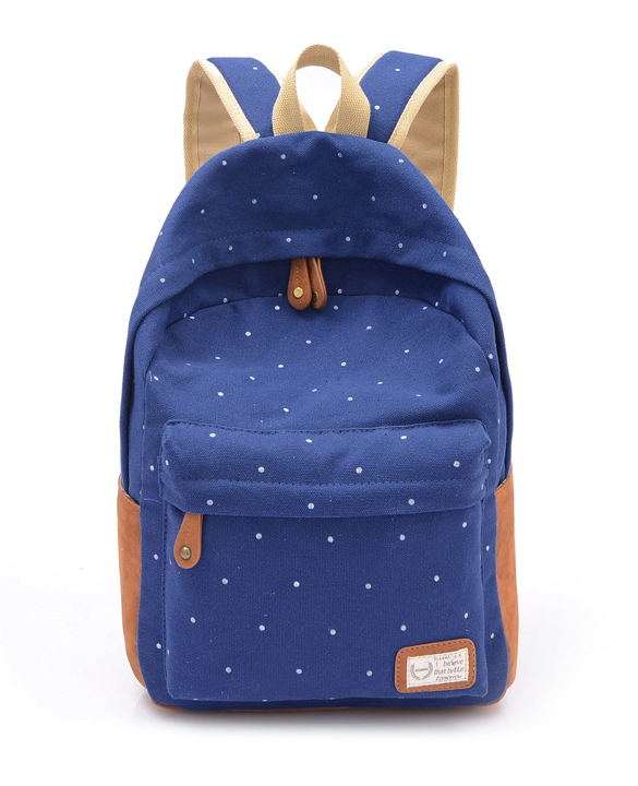 Women's Canvas Travel Backpack School Rucksack on Luulla